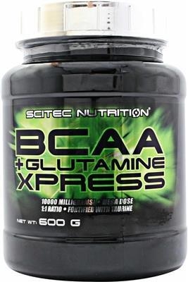 Аминокислота Scitec Nutrition BCAA + Glutamine Xpress, цитрусовый микс, 600 г