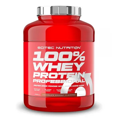 Протеїн сироватковий змішаний Scitec Nutrition 100% Whey Protein Professional шоколад-кокос, 2350 г