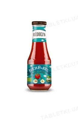Кетчуп Rudolfs дитячий Томатний з часником, 320 г