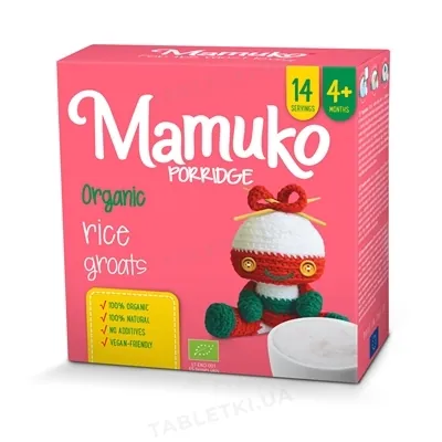 Крупа Mamuko органічна Рисова, 240 г