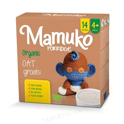 Крупа Mamuko органічна Вівсяна, 240 г