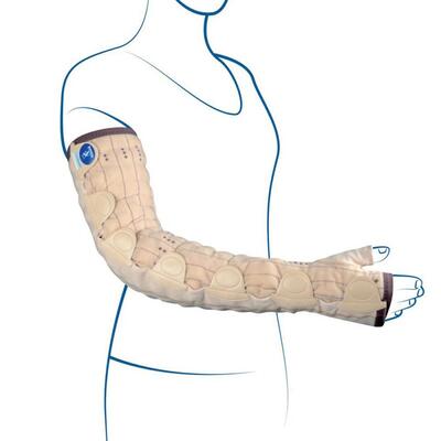 Рукав Thuasne Mobiderm Autofit для лечения отеков при лимфедеме, длинный, левый, размер 3