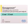 Бондронат концентрат д/приг. р-ну д/інф. 6 мг/6 мл по 6 мл №1 у флак.