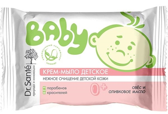 Мило дитяче Dr.Sante Baby Овес-оливкова олія, 90 г