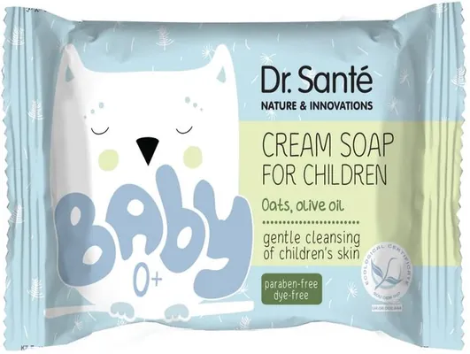 Мило дитяче Dr.Sante Baby Овес, оливкова олія, 90 г