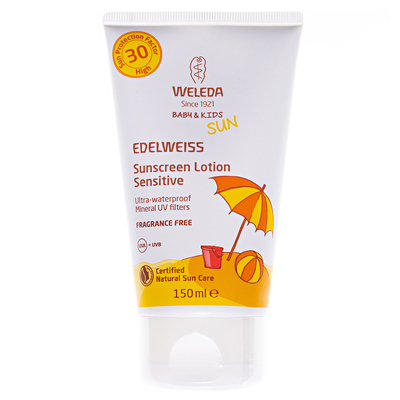 Молочко Weleda Baby & Kids Sun SPF30 Едельвейс сонцезахисне дитяче, 150мл