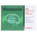Ноохолін розчин д/ін. 250 мг/мл по 4 мл №3 в амп.