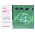 Ноохолін розчин д/ін. 250 мг/мл по 4 мл №3 в амп.