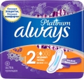 Прокладки гигиенические Always Platinum Normal Plus, 4 капли, 2 размер, 8 шт