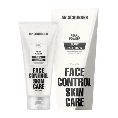 Маска для лица MR.Scrubber Glow Face Control для сияния кожи с жемчужной пудрой, 100 мл