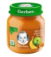 Пюре фруктове Gerber Яблуко, абрикос, банан, 130 г