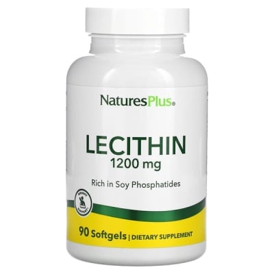 Лецитин из сои Nature's Plus Soy Lecithin 1200 мг, 90 таблеток