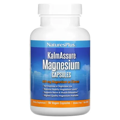 Магній Nature's Plus KalmAssure Magnesium 400 мг, 90 капсул