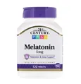 Мелатонін 21st Century Melatonin 5 мг, 120 таблеток