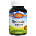 Мелатонин Carlson Labs Melatonin Gummies 2,5 мг, клубника, 60 жевательных конфет