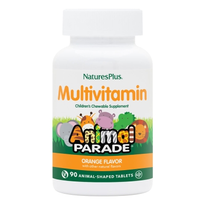 Мультивитамины для детей Nature's Plus Source of Life Animal Parade, апельсин, 90 таблеток