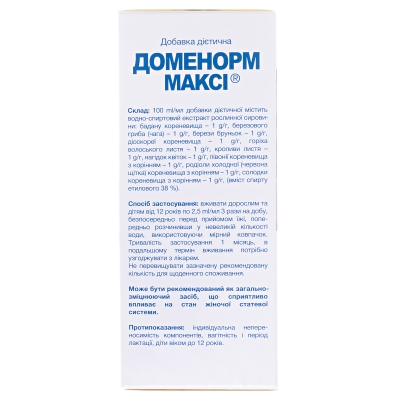Доменорм Максі краплі по 100 мл у флак.