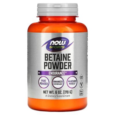 Бетаин NOW Betaine порошок, 170 г