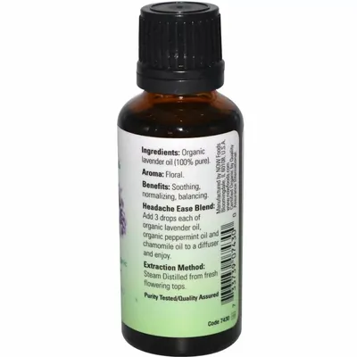 Ефірна олія лаванди Now Essential Oils Lavender, 30 мл