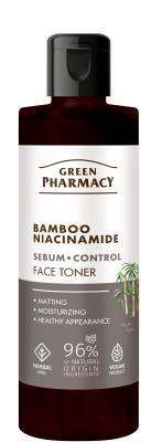 Тоник для лица Green Pharmacy Бамбук + ниацинамид, 200 мл