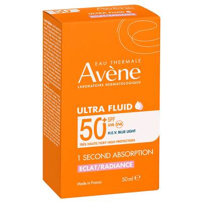 Ультра-флюїд для обличчя сонцезахисний Avene Radiance SPF50+ для всіх типів шкіри, 50 мл