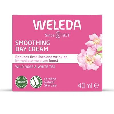 Крем для обличчя Weleda Wild Rose & White Tea Дика троянда та Білий чай розгладжувальний денний, 40 мл