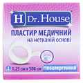 Пластырь медицинский Dr. House на нетканой основе, 1,25 см х 500 см, в картонной упаковке,1 штука