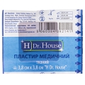 Пластир медичний Dr. House бактерицидний на тканинній основі 3,8 см х 3,8 см, 1 штука