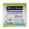 Пластир медичний Dr. House H Trans на полімерній основі 2,5 см х 500 см в картонній упаковці, 1 штука