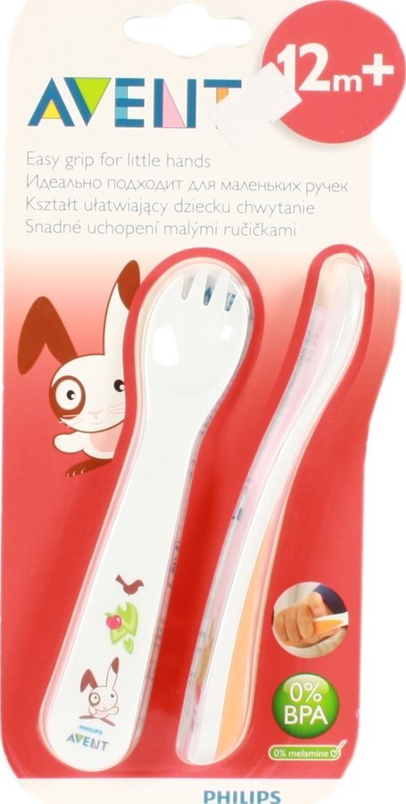 Набор для кормления Philips Avent SCF712/00 ложка + вилка, от 12 месяцев