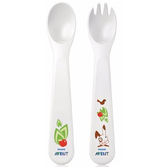 Набор для кормления Philips Avent SCF712/00 ложка + вилка, от 12 месяцев