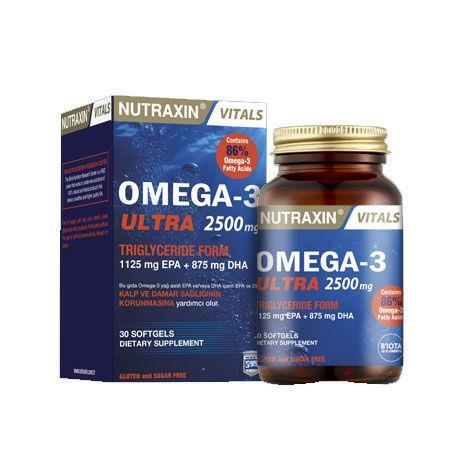 Омега-3 Ультра Nutraxin Omega-3 Ultra 2500 мг, 30 м'яких капсул