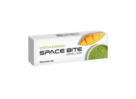 Батончик протеїновий Space Bite 25% Матча-Манго в білому шоколаді, 45 г