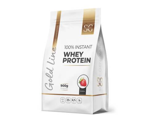 Протеїн Sport Generation Gold Premium 100% Instant Whey Protein (WPC+WPI) Strawberry, 900 г