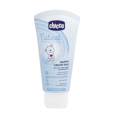 Крем под подгузник Chicco Natural Sensation 4в1 с цинком и пантенолом (07459.10), 100 мл