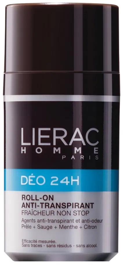 Дезодорант-антиперспірант кульковий Lierac Homme 24h для чоловіків, 50 мл