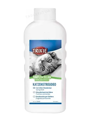 Дезодорант для туалету котячого Trixie 42404 Simple Clean з вугіллям, 750 г