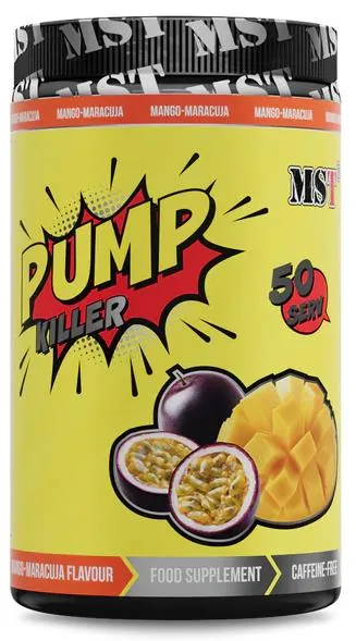 Передтренувальний комплекс MST Nutrition Pump Killer манго-маракуйя, 550 г