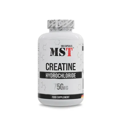 Креатин гідрохлорид MST Nutrition Creatine Hydrochloride 750 мг, 180 капсул