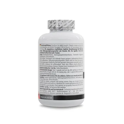 Креатин гідрохлорид MST Nutrition Creatine Hydrochloride 750 мг, 180 капсул
