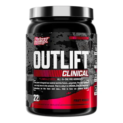 Передтренувальний комплекс Nutrex Research Outlift Clinical, фруктовий пунш, 636,61 г