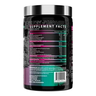 Передтренувальний комплекс Nutrex Research Outlift Amped, полуниця-кавун, 440,3 г