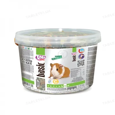 Корм повнораціонний Lolo Pets для морських свинок, 2 кг