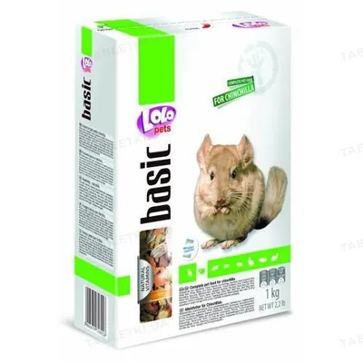 Корм повнораціонний Lolo Pets для шиншил, 1 кг
