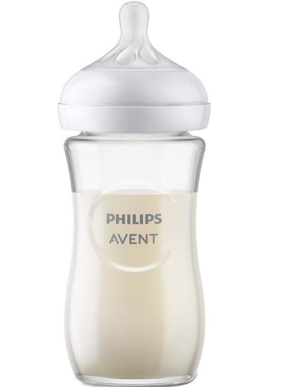 Бутылочка для кормления Philips Avent SCY933/01 Natural Природный поток стеклянная, 240 мл