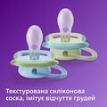 Пустышка силиконовая Philips Avent Ultra Air SCF085/58 ортодонтична, 0-6 месяцев, 2 шт