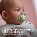 Пустышка силиконовая Philips Avent Ultra Air SCF085/58 ортодонтична, 0-6 месяцев, 2 шт