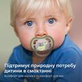 Пустышка силиконовая Philips Avent Ultra Air SCF085/60 ортодонтична, 6-18 месяцев, 2 шт