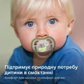 Пустушка силіконова Philips Avent Ultra Air SCF085/60 ортодонтична, 6-18 місяців, 2 шт