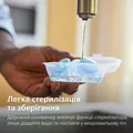 Пустушка силіконова Philips Avent Ultra Air SCF085/60 ортодонтична, 6-18 місяців, 2 шт